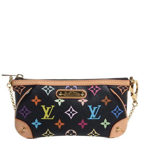 louis vuitton pochette milla mm|2011 Monogram Multicolore Pochette Milla MM shoulder bag.